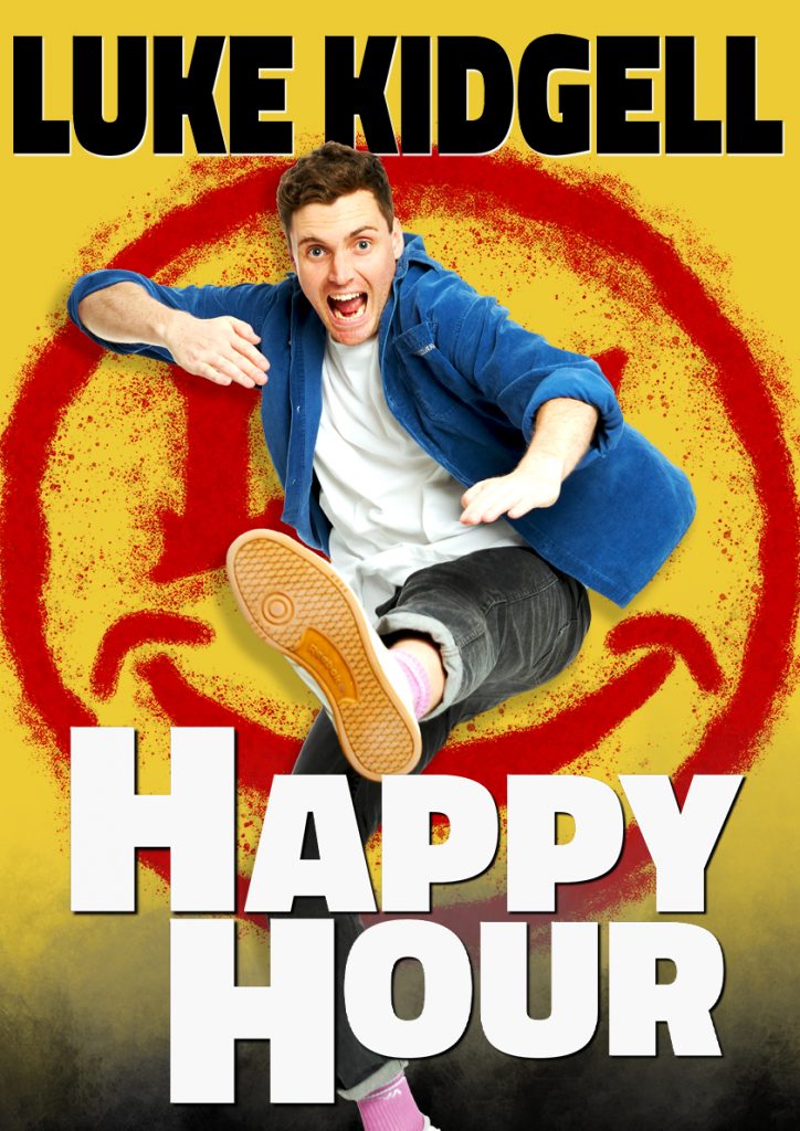 poster for Luke Kidgell happy hour show